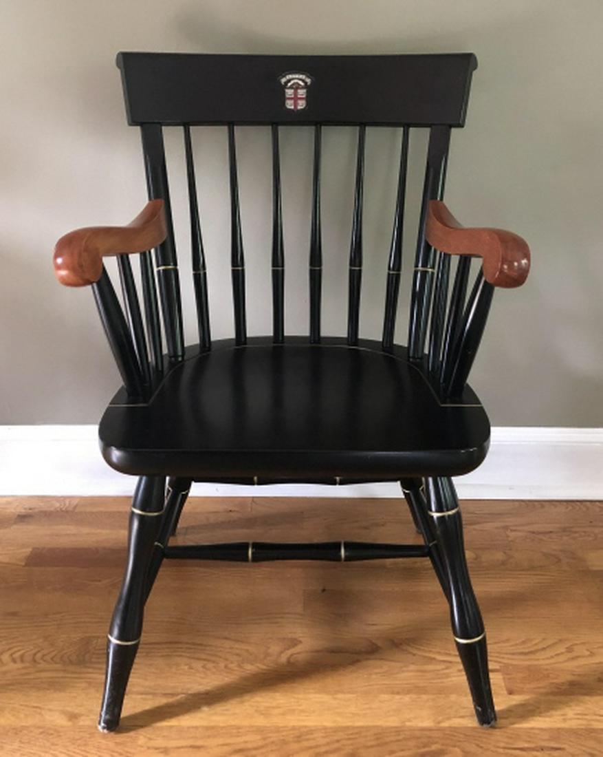 Brown University Windsor Commemorative Chair: Brown University Windsor Commemorative Chair. 33 inches x 23 inches x 22 inches