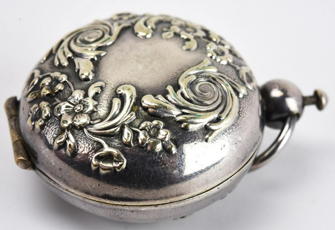 Antique Repousse German Silver Locket Pendant (1 of 8)