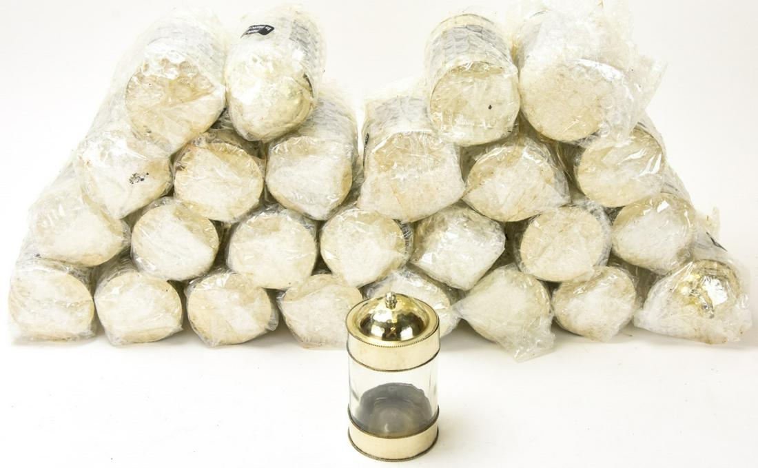 25 Moroccan Glass & Hammered Metal Canisters (1 of 9)
