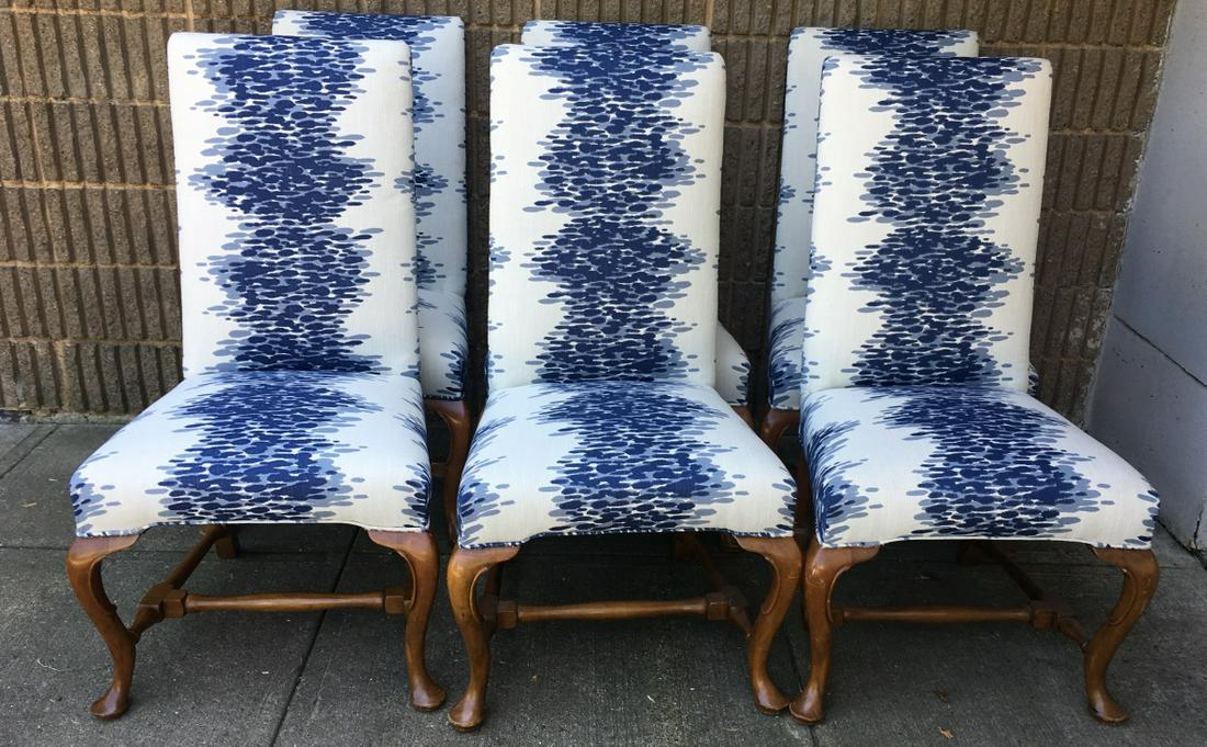 6 Contemporary Upholstered Dining Chairs (1 of 6)