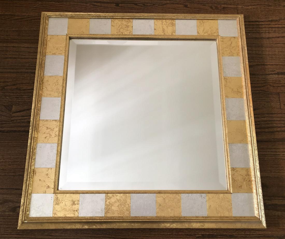 Domus Gold, Silver Leaf Contemporary Mirror (1 of 5)