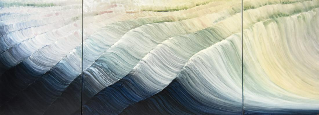 Rosamond Berg "Waves of Time + Peace" Painting (1 of 9)