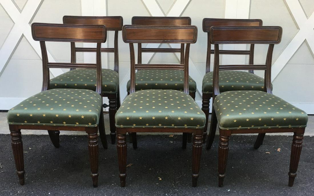 6 French Empire Style Dining Chairs (1 of 6)
