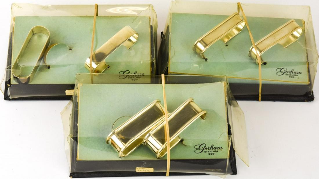 6 Gorham Sterling Silver Napkin Rings (1 of 10)