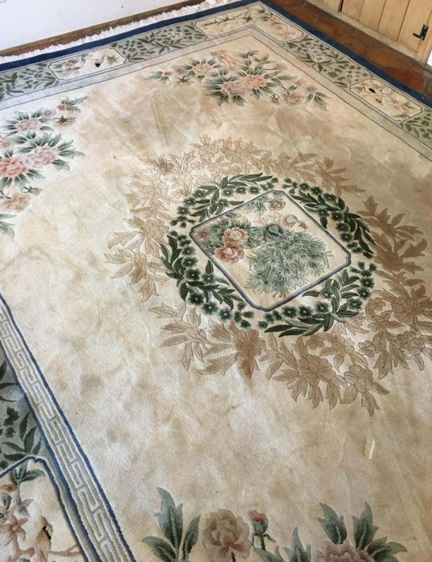 Chinese Art Deco Style Wool Rug / Carpet (1 of 6)