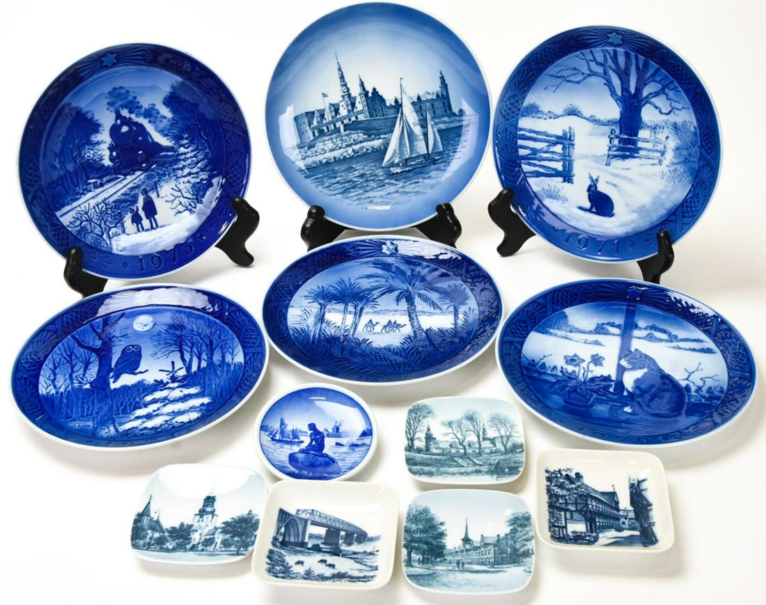 Collection Royal Copenhagen Blue & White Plates (1 of 10)