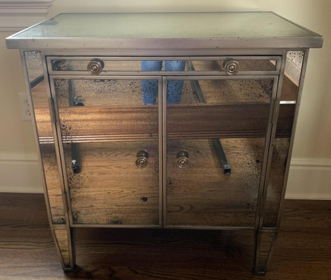 John Richard Mirrored Night Stand (1 of 5)