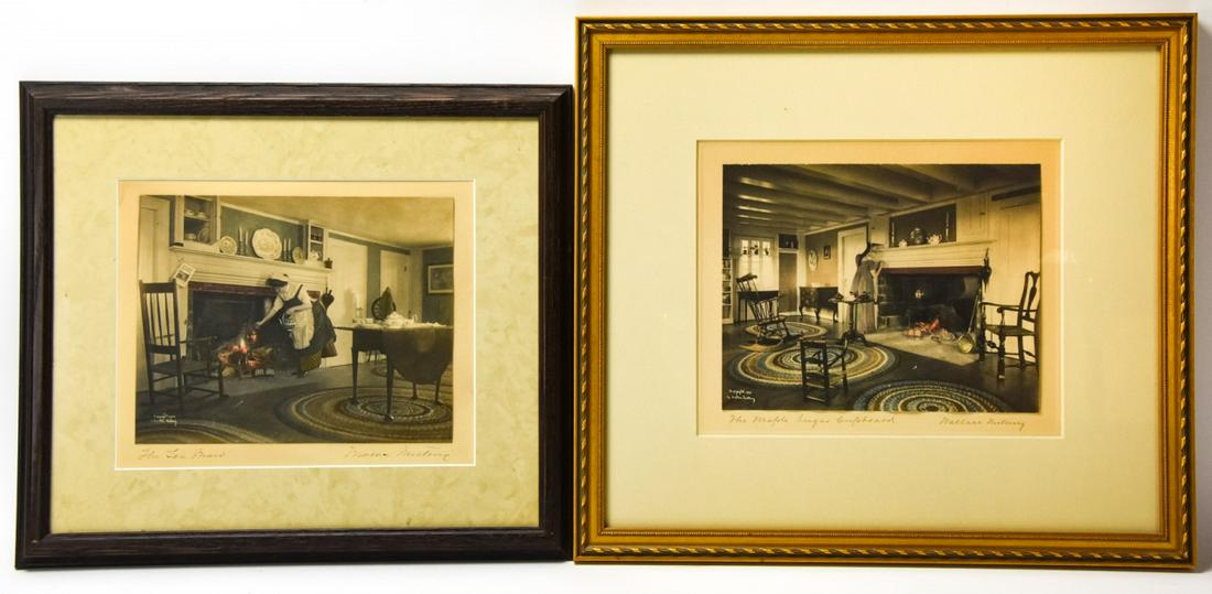 2 Wallace Nutting Hand Colored Photo Lithographs (1 of 9)