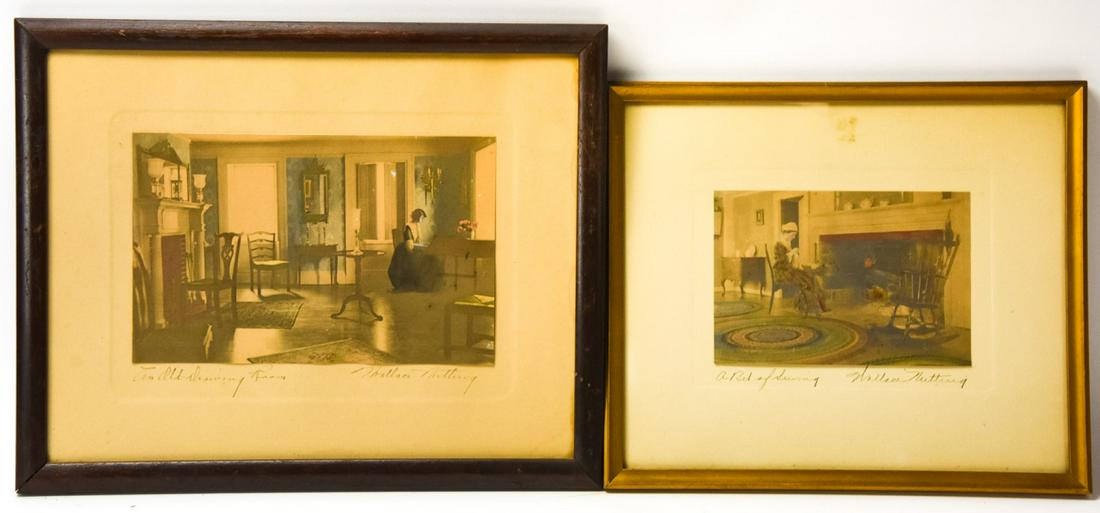 2 Wallace Nutting Hand Colored Photo Lithographs (1 of 9)