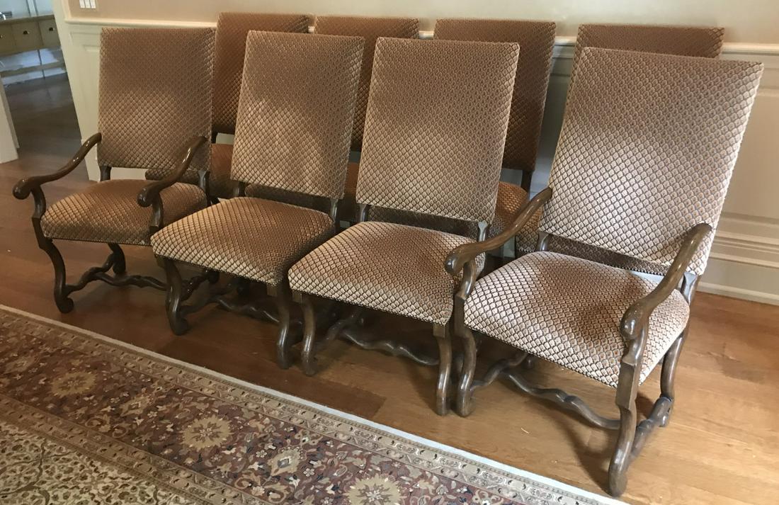 8 Dennis & Leen Custom Upholstered Dining Chairs (1 of 5)