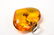 Three Vintage Sterling & Amber Heart Form Pendants - 5