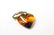 Three Vintage Sterling & Amber Heart Form Pendants - 8