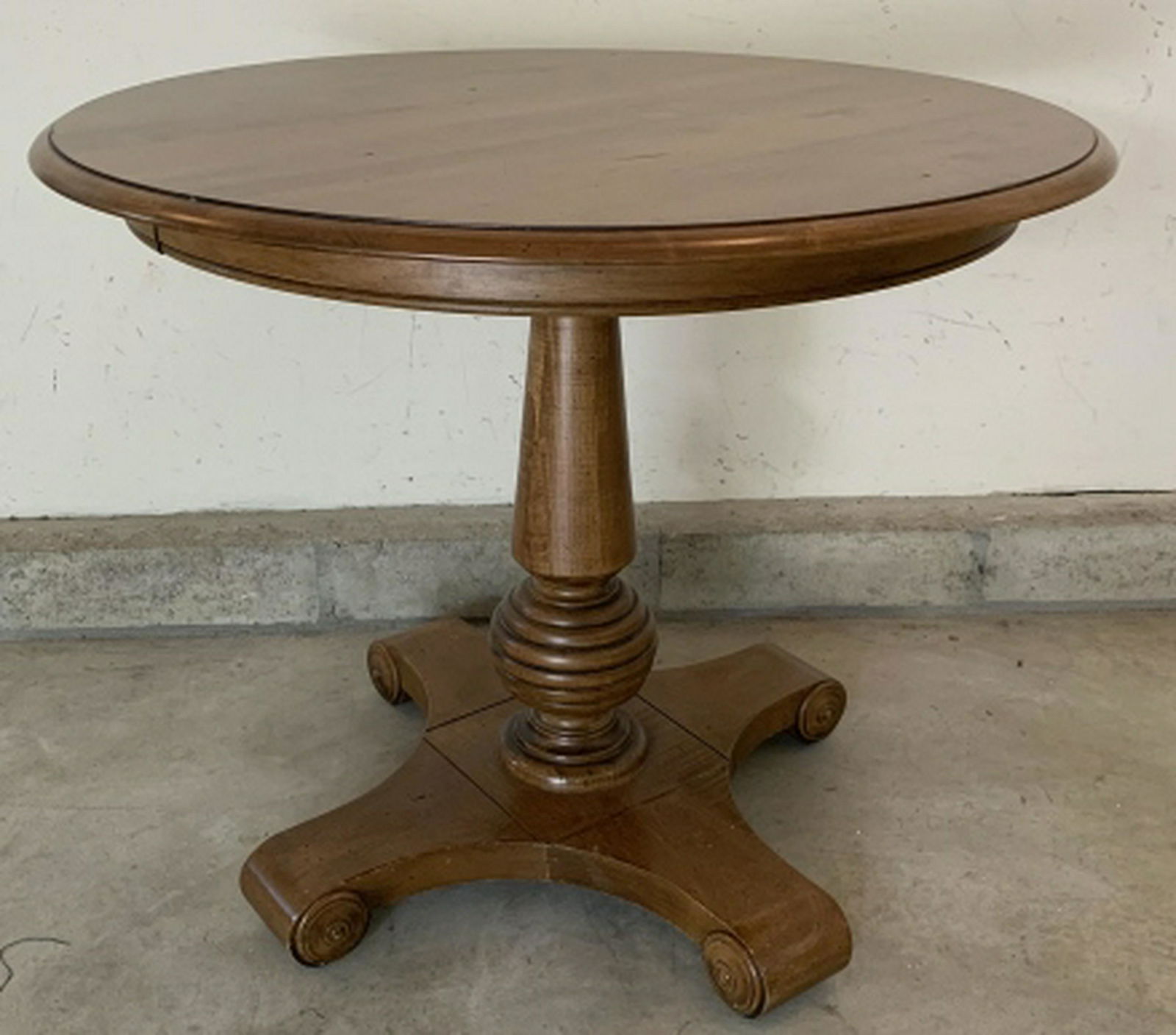 Empire Style Pedestal Side / End Table (1 of 6)