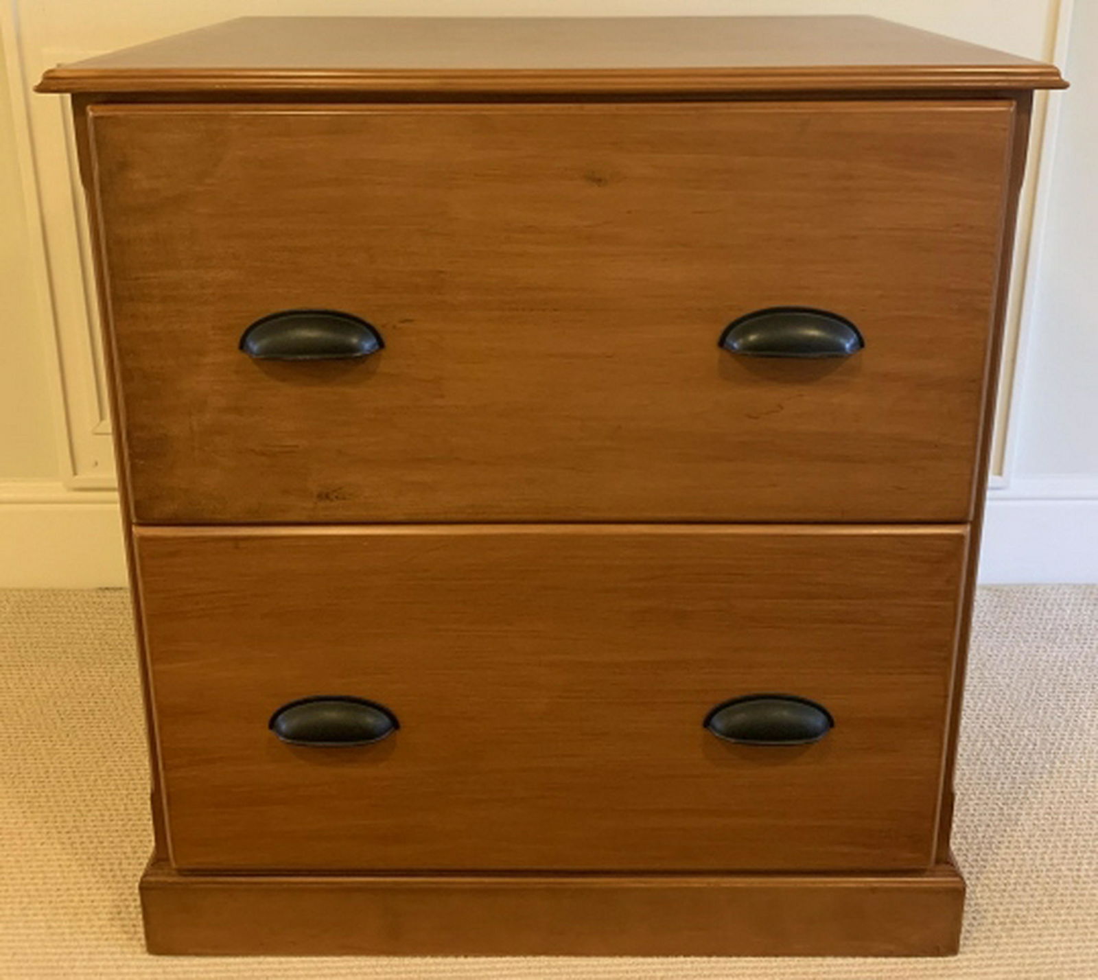 Contemporary Two Drawer Filing Cabinet (1 of 3)