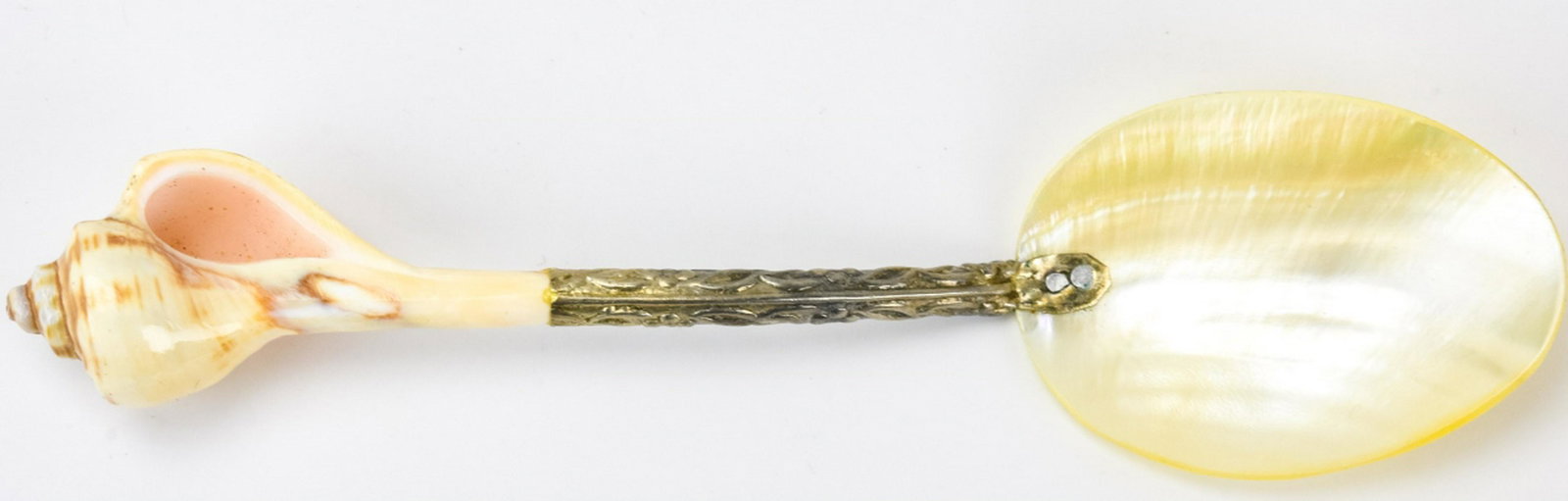 Sterling Silver & Mother of Pearl Caviar Spoon (1 of 8)