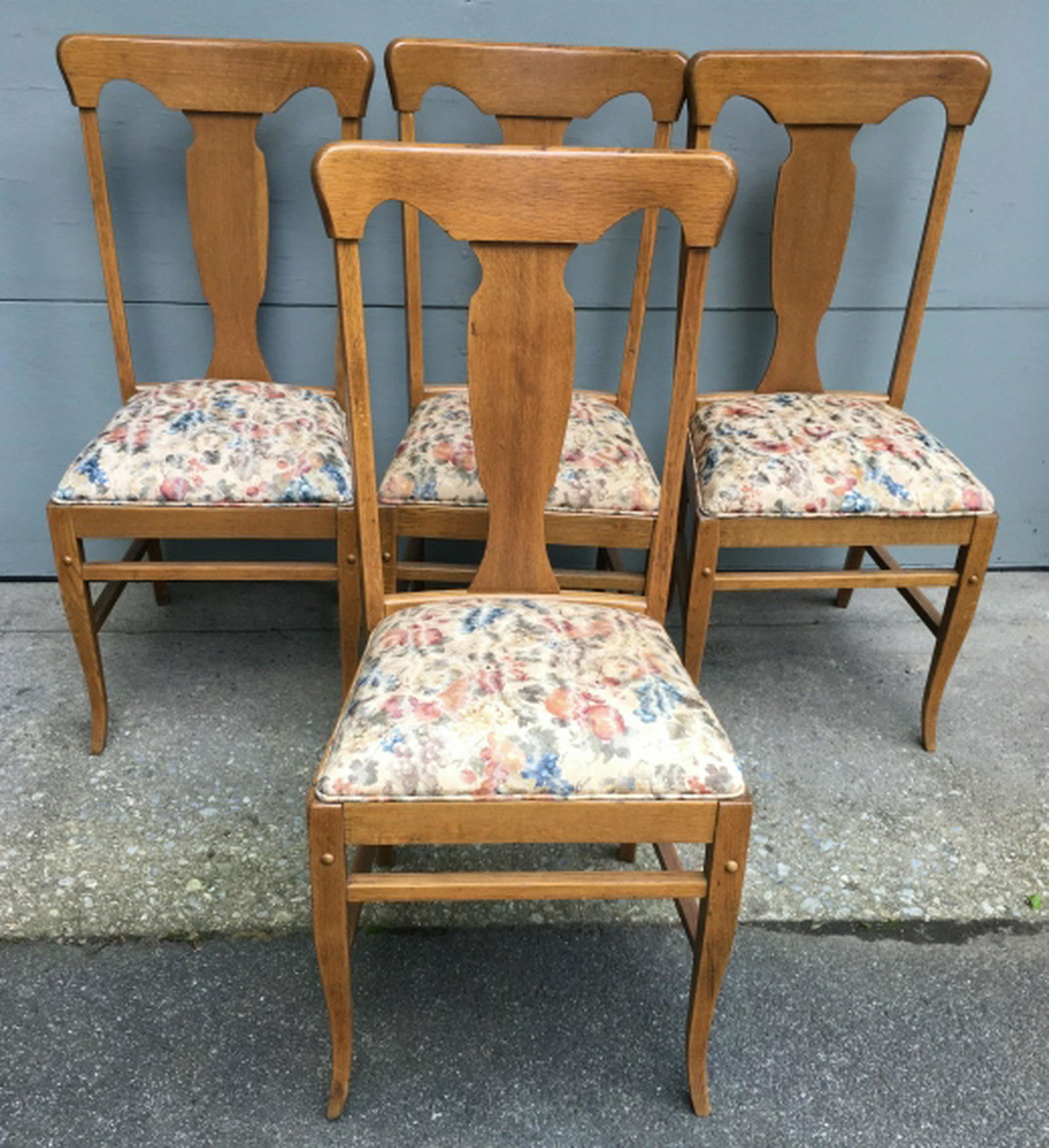 4 Biedermeier Style Side / Dining Chairs (1 of 3)