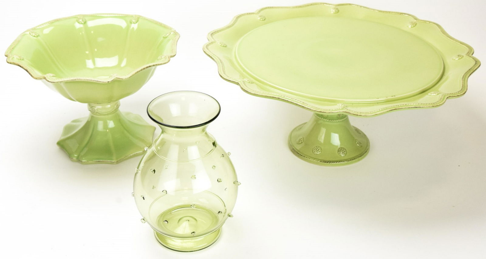 Trio Celadon Juliska Berry + Thread Serving Pieces (1 of 10)