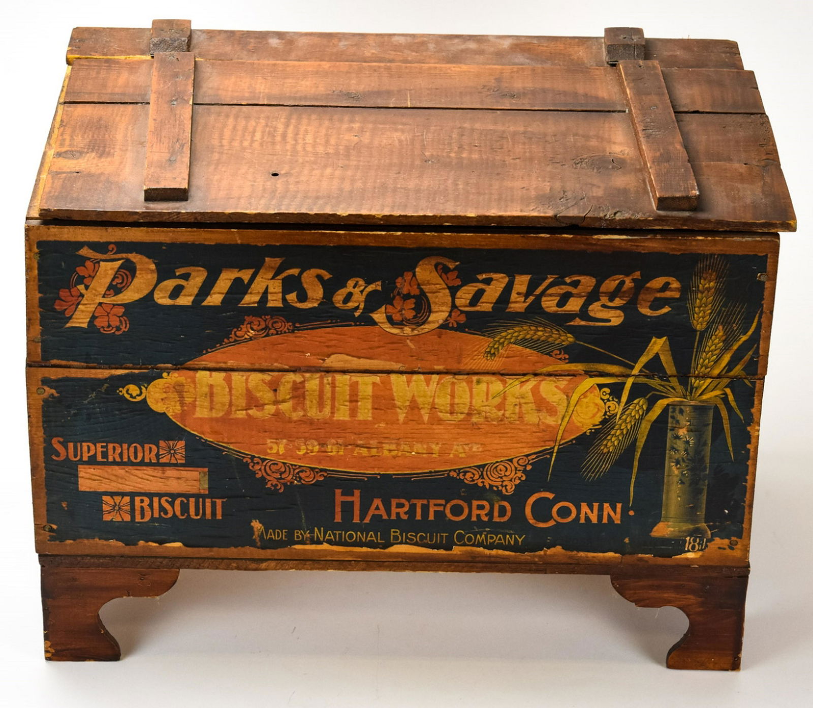 Antique National Biscuit Co Large Labeled Box (1 of 8)
