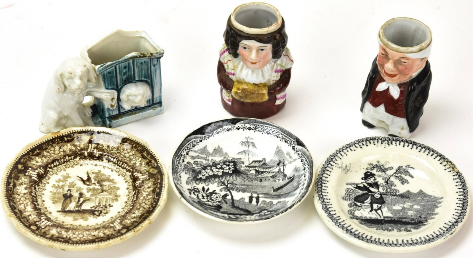 Antique 19th C English Child Size Porcelain Lot (1 of 7)