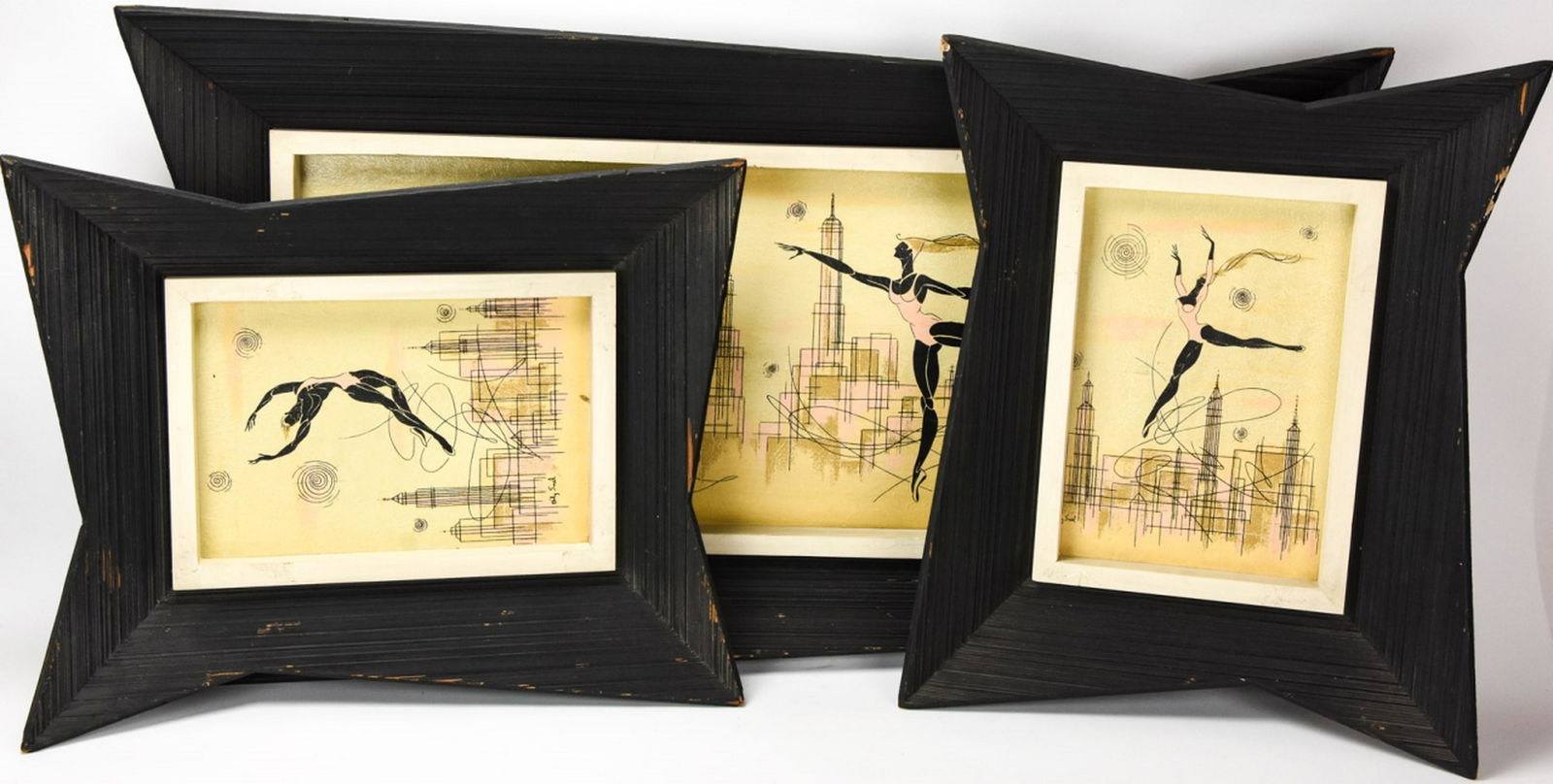 3 Bily Snel Framed Prints of Dancers (1 of 8)