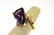 Estate 14kt Yellow Gold Amethyst Diamond Ring - 3