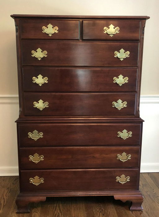 Statton Queen Anne Highboy Chest Of Drawers Aug 24 2019