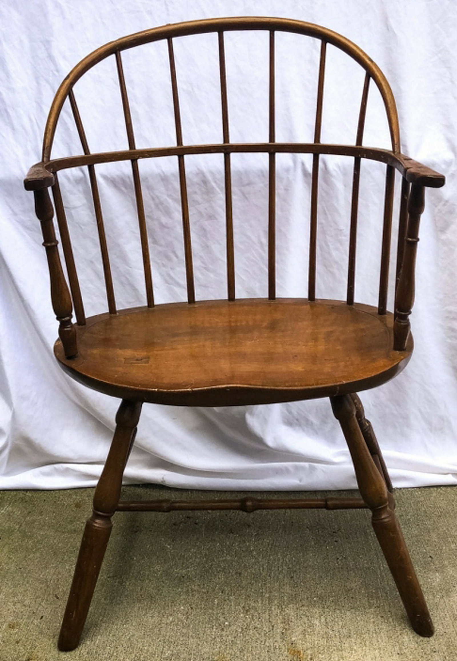 Antique Hoopback Windsor Arm Chair (1 of 7)