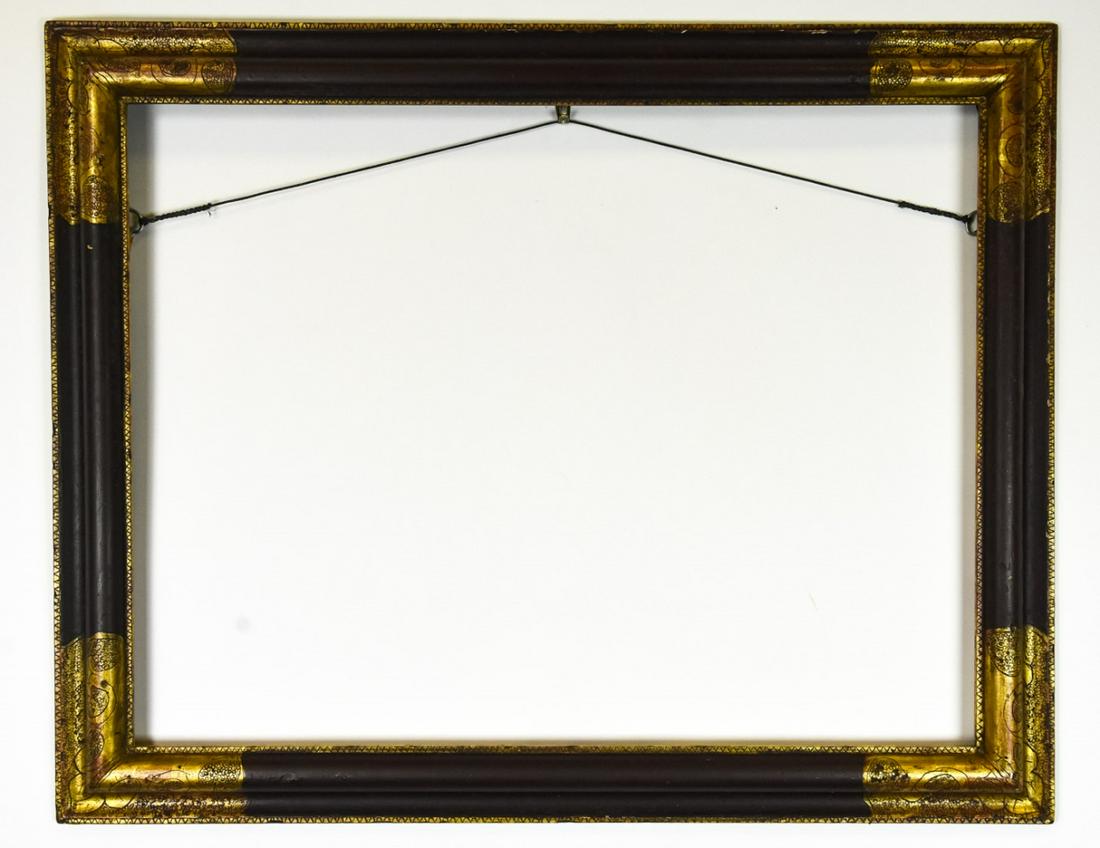 Antique Handmade Incised & Gilt Decorated Frame (1 of 6)