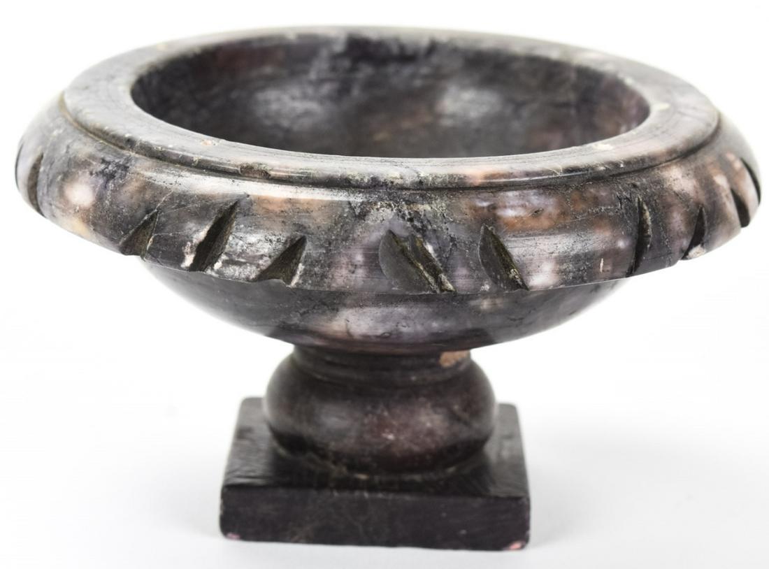 Antique Italian Hand Carved Marble Compote (1 of 4)
