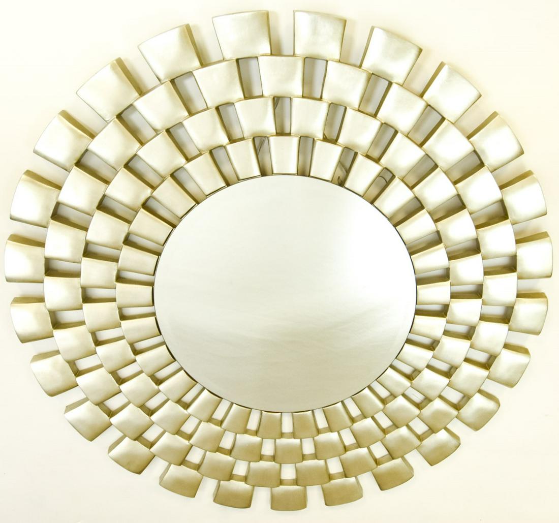 Bassett Furniture Contemporary Style Round Mirror (1 of 8)