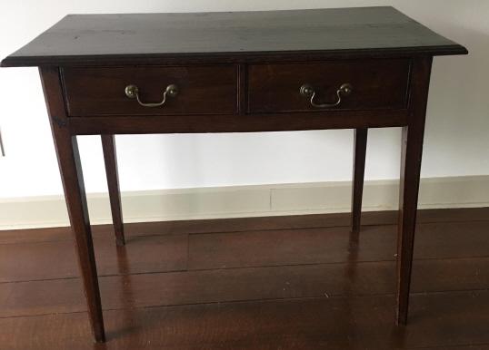 Sheraton Style Console Table W 2 Drawers (1 of 6)