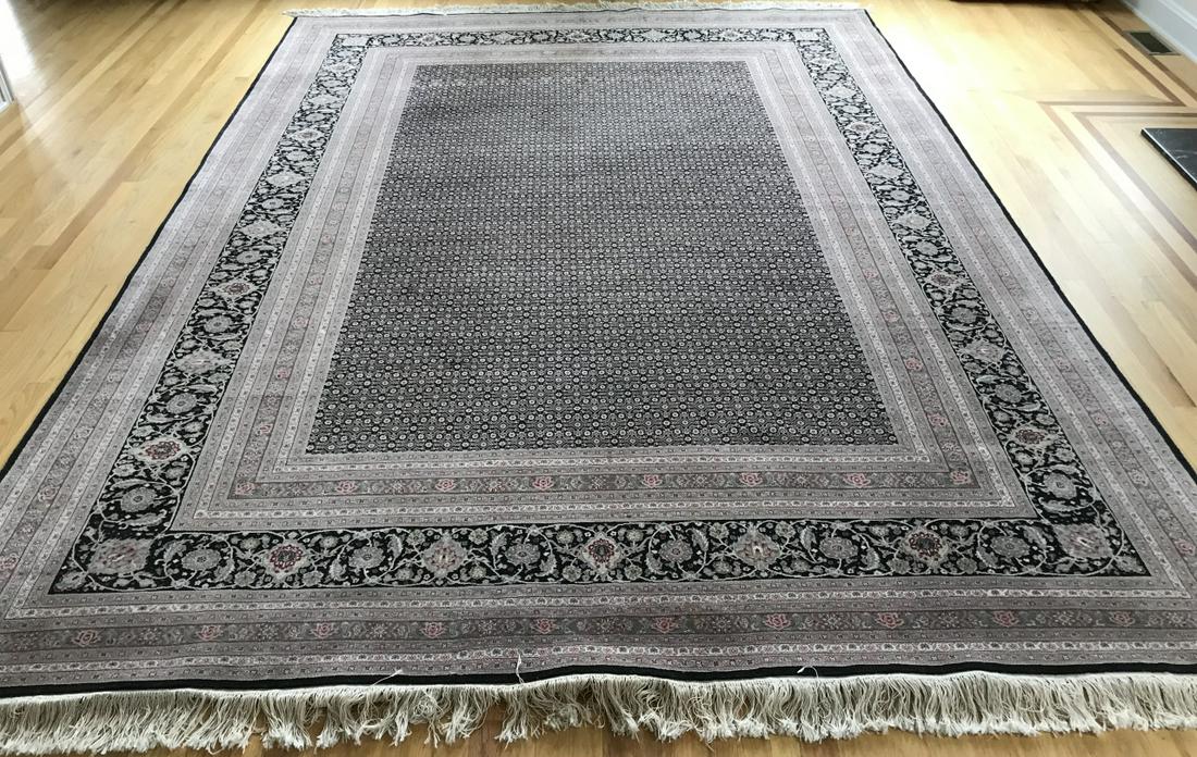 Hand Knotted Silk & Wool Oriental / Persian Carpet (1 of 6)