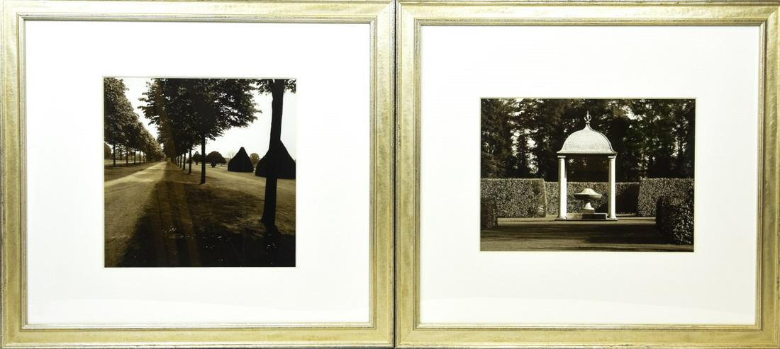 Pair Trowbridge Framed Park + Architectural Prints (1 of 8)