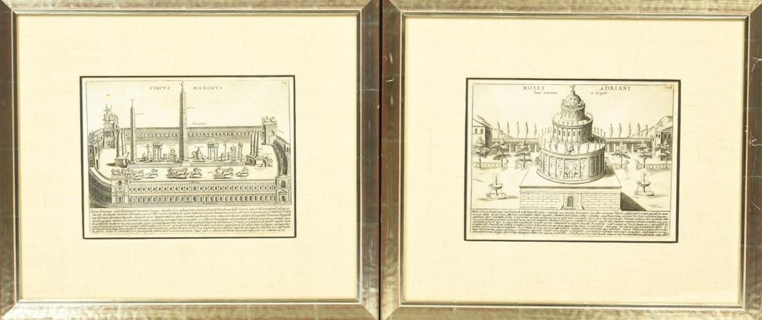 2 J. Pocker Framed Lithographs Roman Architecture (1 of 6)