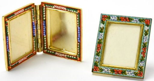 2 Vintage Italian Micro Mosaic Picture Frames Sep 22 2019