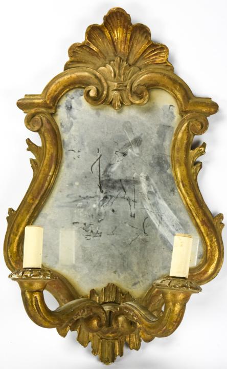 Antique Italian Florentine Style Wall Sconce (1 of 8)