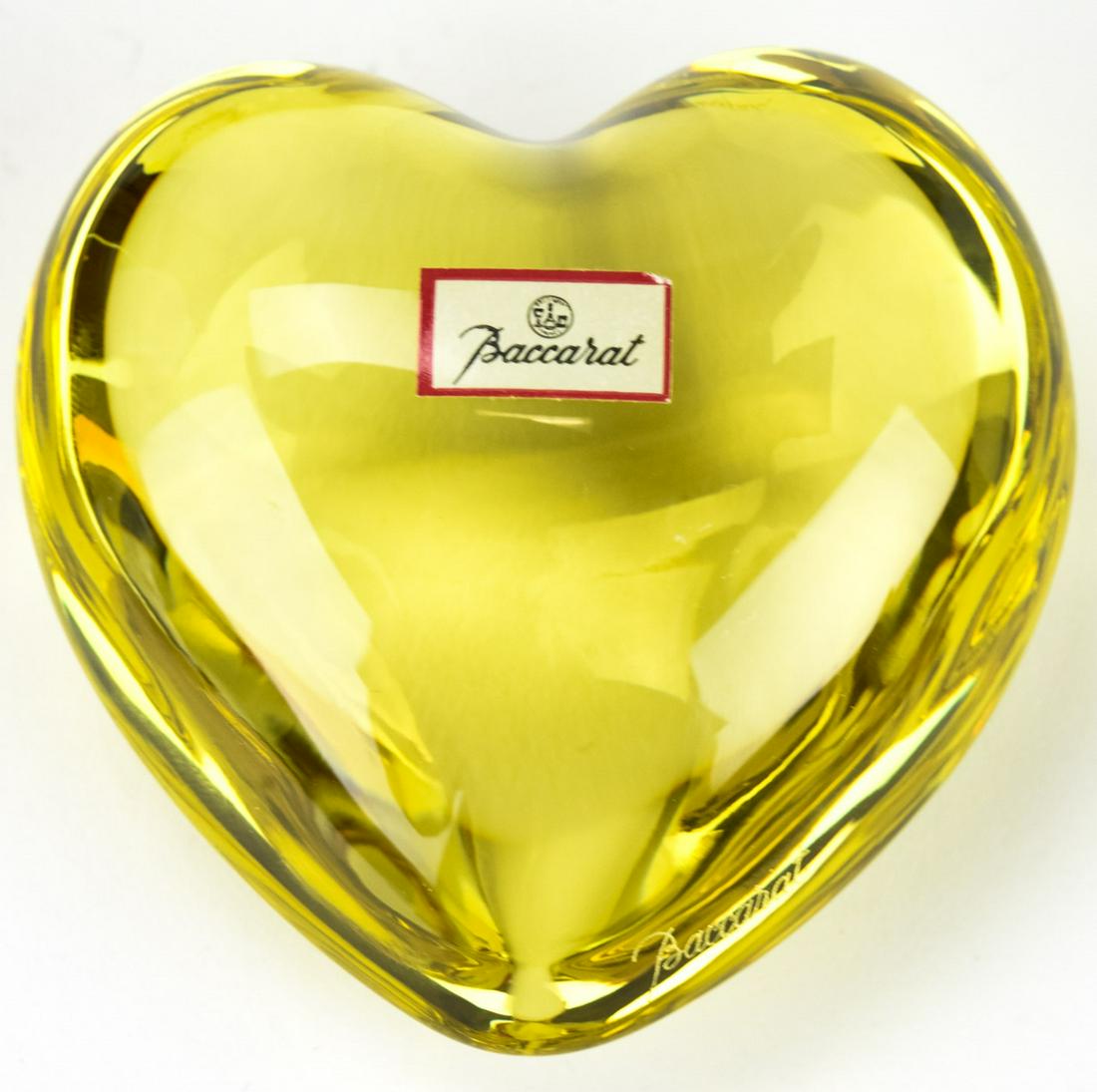 Vintage Baccarat Heart Form Paperweight (1 of 6)