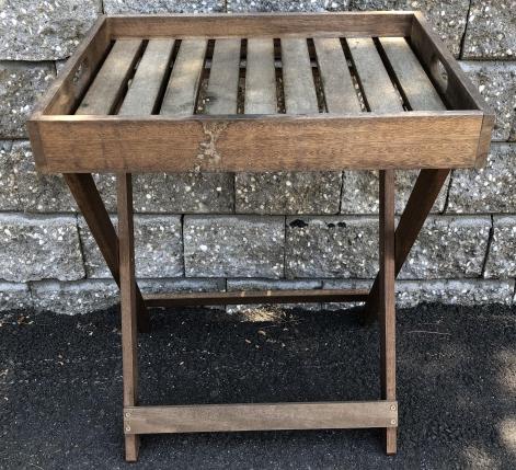 Teak Outdoor Butler / Tray Table (1 of 4)