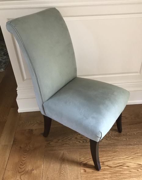 Contemporary Modern Suede Fabric Side Chair (1 of 3)