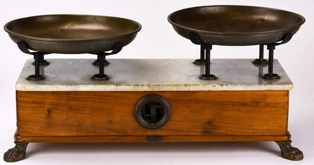 Antique Henry Troemner Marble Top Balance Scale (1 of 9)