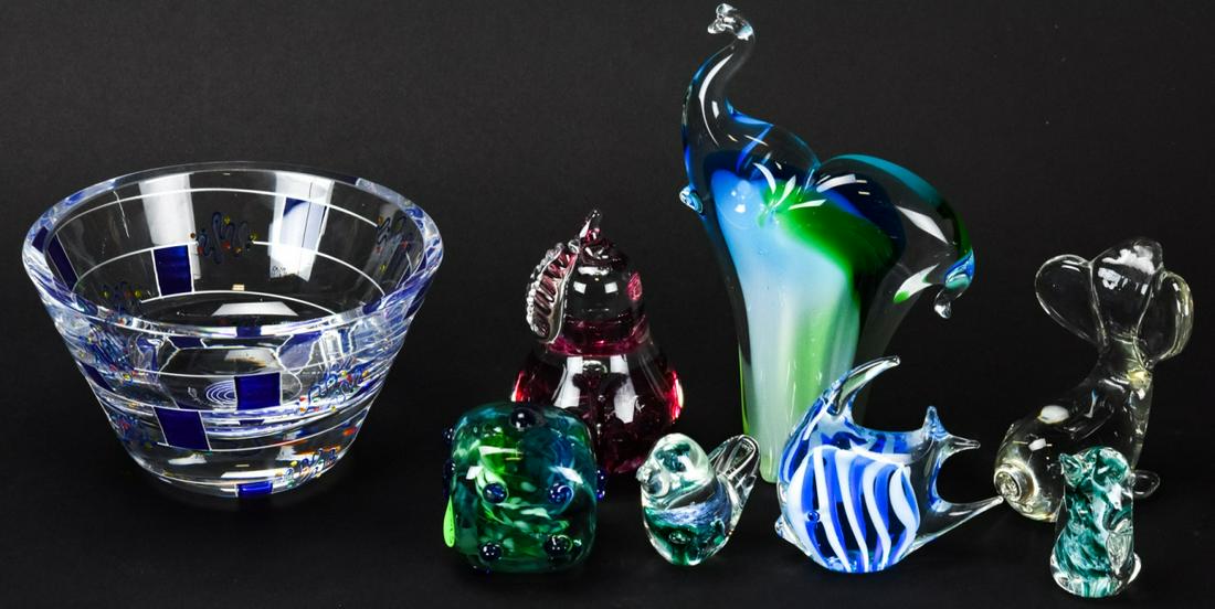 Lot of Art Glass & Murano Decorative Objects (1 of 9)