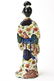 Antique Asian Hand Painted Porcelain Geisha Statue - 4