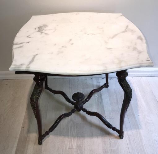 Antique Marble Gilt Bronze Neoclassical Table (1 of 5)