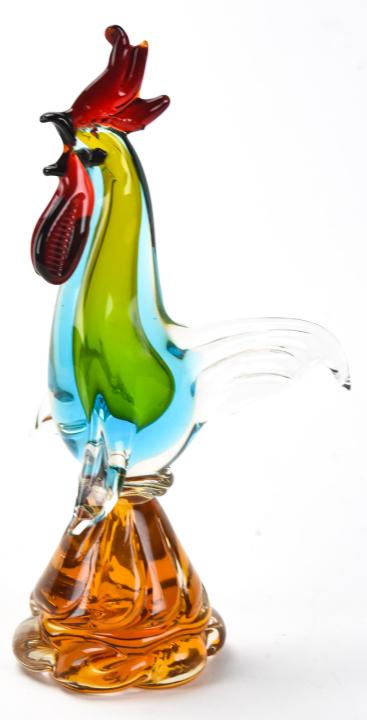 Vintage Murano Glass Hand Blown Rooster (1 of 8)