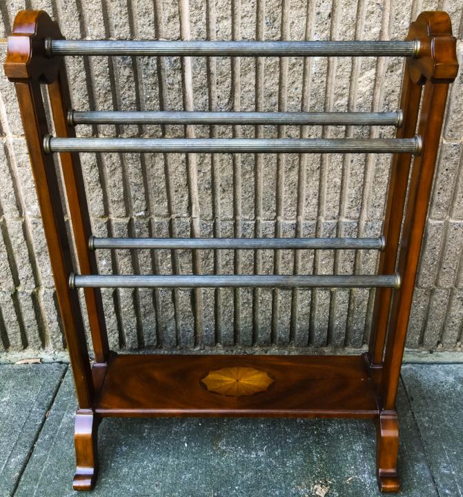 English Federal Style Blanket Stand or Quilt Rack (1 of 9)