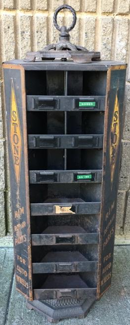 Antique Stone Auto Parts Display Case (1 of 5)