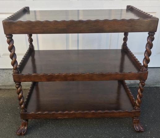 William & Mary Style Tiered Etagere (1 of 5)