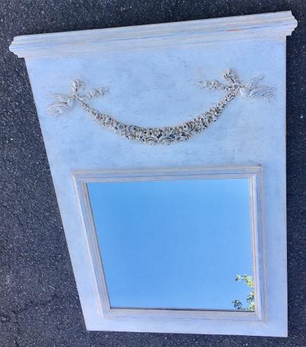 French Style Trumeau Mirror (1 of 3)