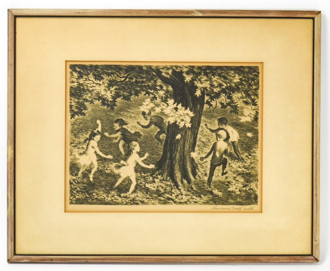 Lawrence Beall Smith Pencil Signed Lithograph (1 of 7)