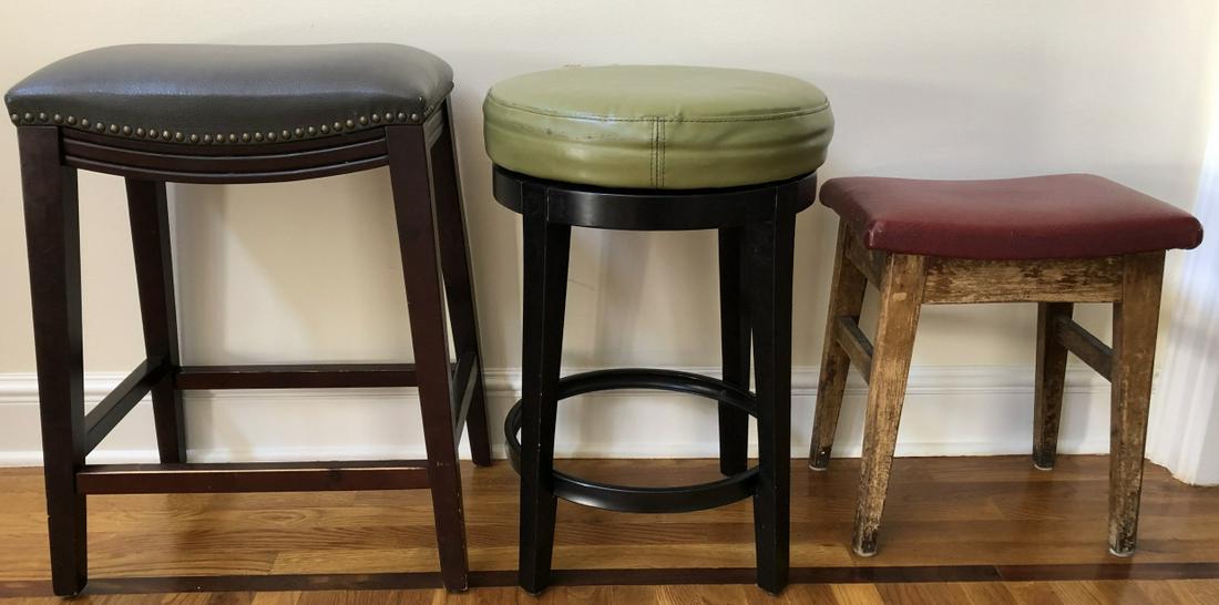 Three Vintage and Contemporary Stools (1 of 3)
